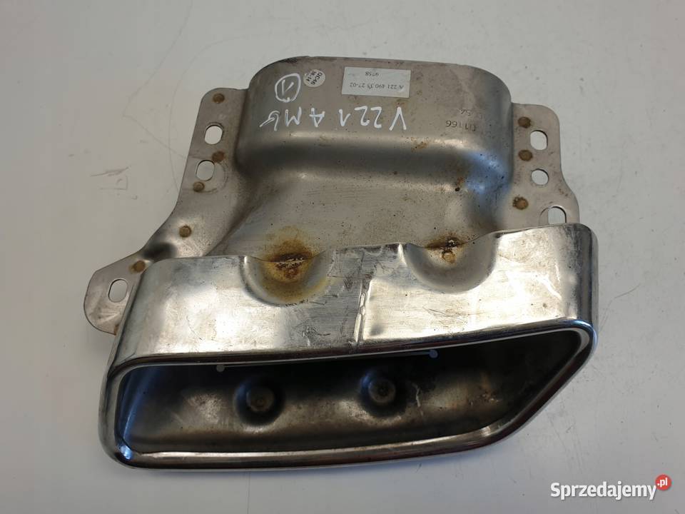 Mercedes W221 amg KOŃCÓWKA TŁUMIKA wydechu osobowe Końcówki wydechu Rudka