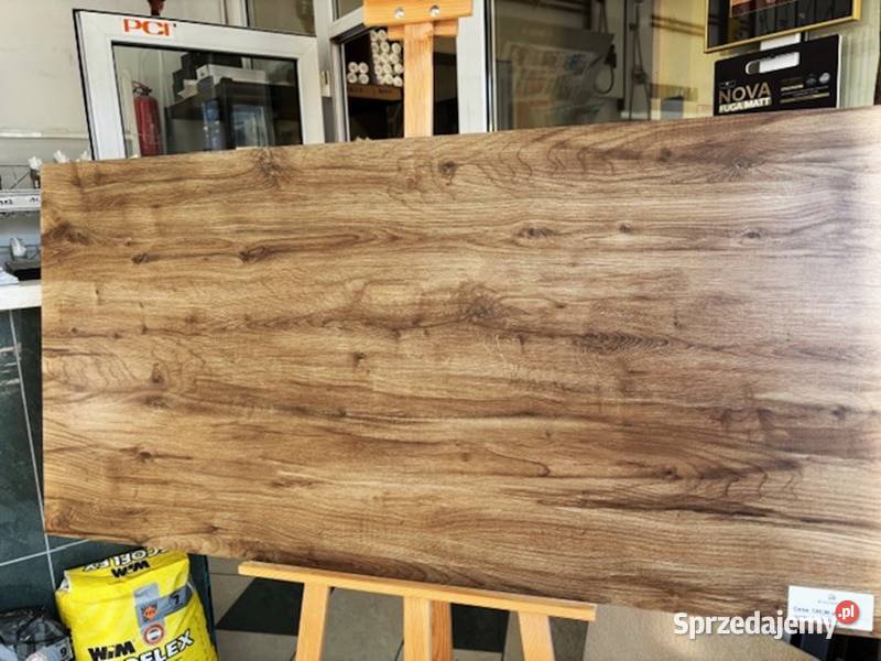 Gres płytka 60x120 drewno dąb honey nowość małopolskie Zakopane