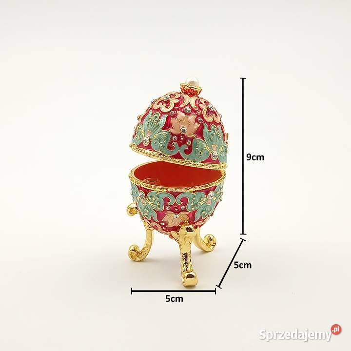 Jajko jajo faberge pojemniki szkatułka Zawiercie