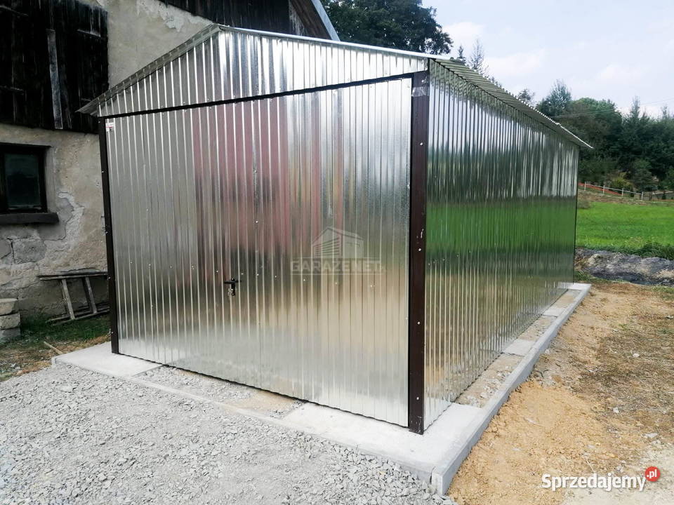 BLASZAK GARAŻ BLASZANY 3X6 BRAMA UCHBLASZAK małopolskie Łapanów