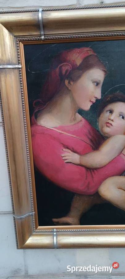 Kopia obrazu Rafaela Madonna della Tenda Malarstwo Kraków
