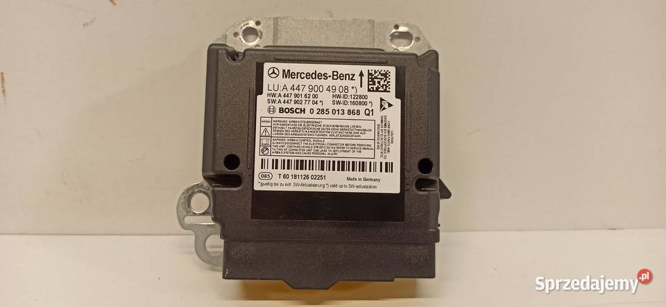 MERCEDES VITO W447 MODUŁ AIRBAG A4479004908