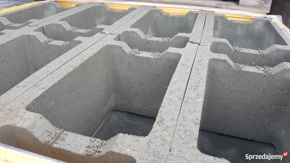 KSZTAŁTKA FILAROWA pustak bloczek szalunkowy Gorzyce