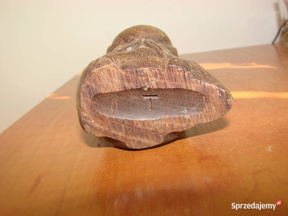 Budda drewniana figurka Rękodzieło Pruszcz Gdański