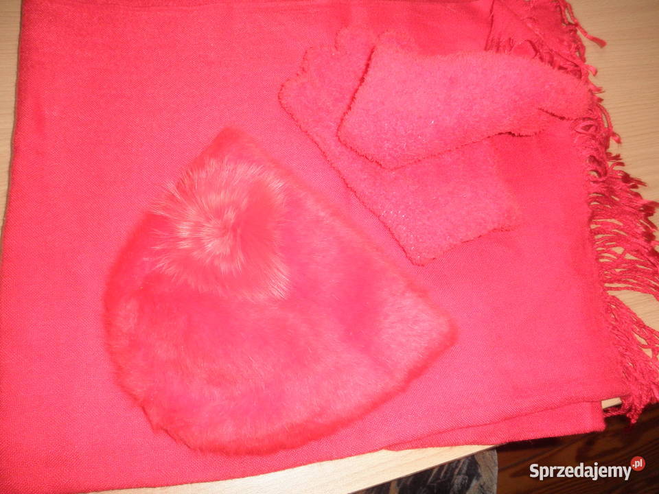 Czapka szalik rękawiczki Nakrycia głowy Gdańsk sprzedam