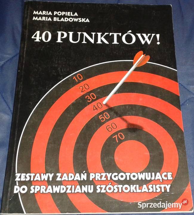 40 punktów Zestawy zadań kl6 M Popielska M miękka Chełm