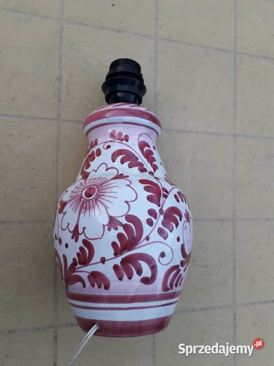 Lampa ceramiczna ręcznie malowana Warszawa