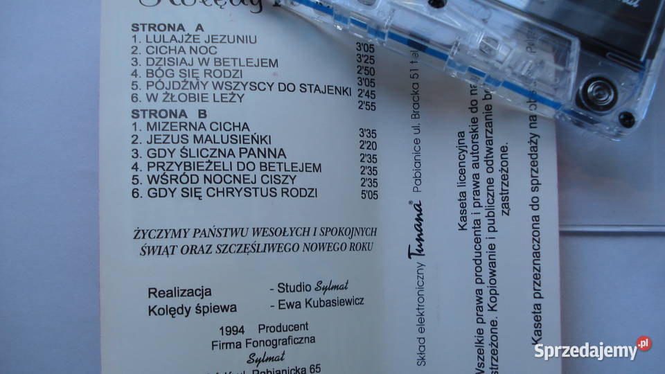 Kolędy Polskie kasety magnetofonowe 2 sprzedam łódzkie Łódź sprzedam