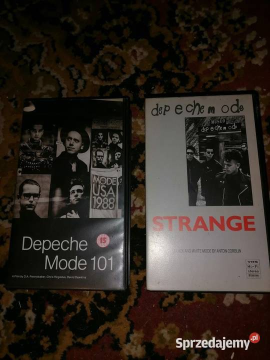 Kasety VHS Depeche Mode zachodniopomorskie
