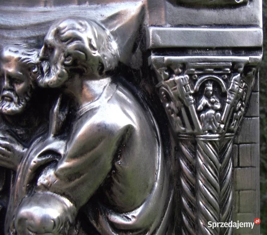 Ikona przedstawiająca ostatnią wieczerzę Rękodzieło Antyki, Sztuka, Kolekcje Łódź sprzedam