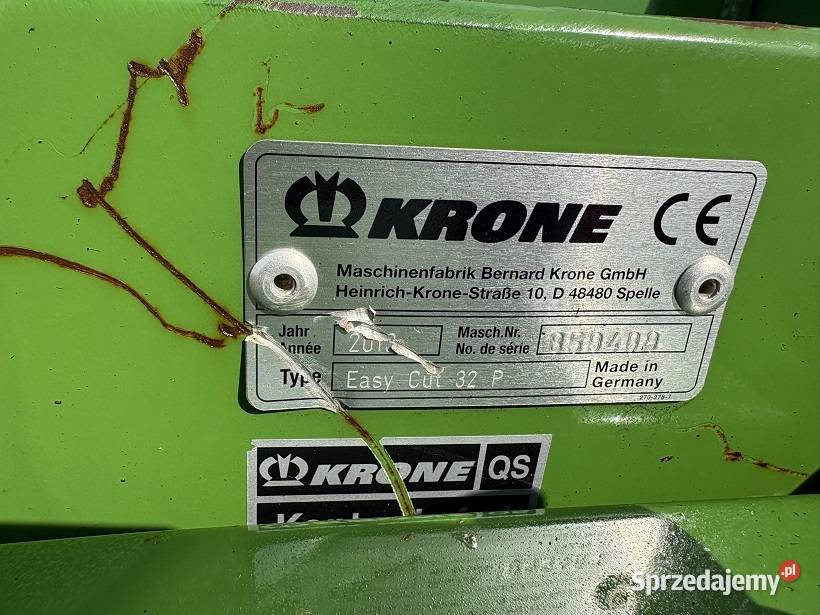 kosiarka dyskowa claas 2014krone czołowa 320 podlaskie Wysokie Mazowieckie