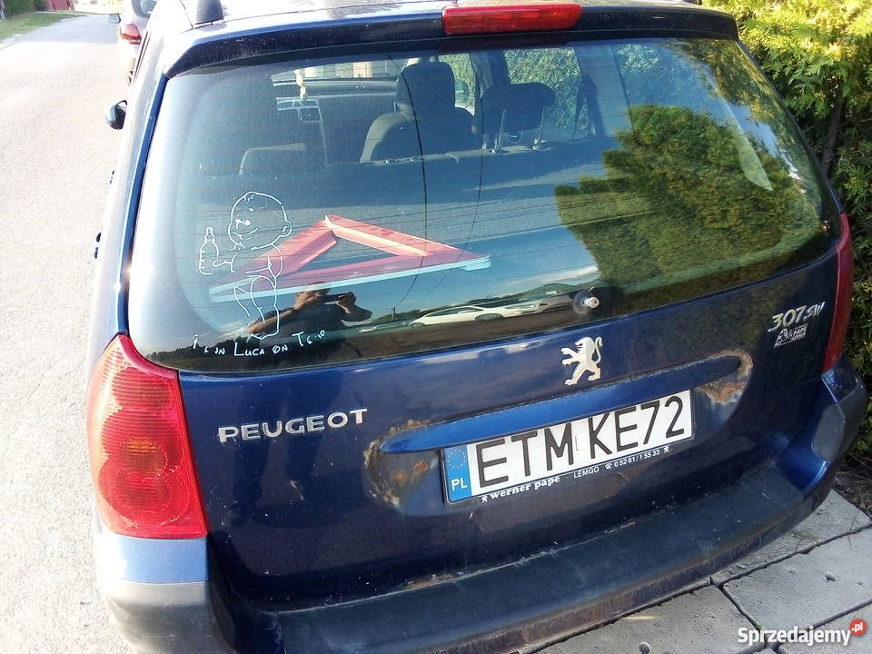 Peugoet 307 uszkodzony silnik łódzkie Tomaszów Mazowiecki