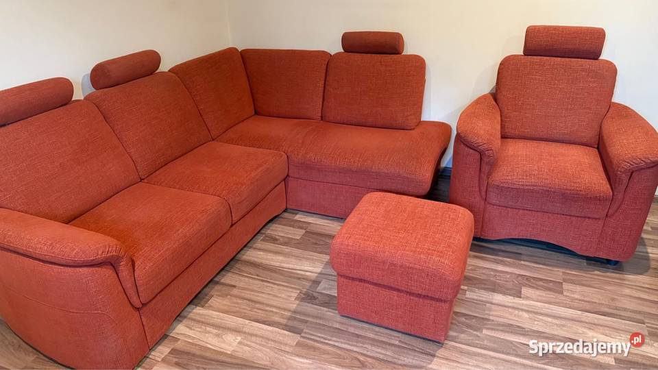 komplet wypoczynkowy narożnik fotel Vero