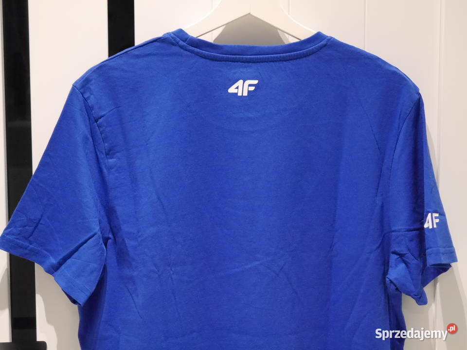 4F świetna koszulka chabrowa nowa XL Rozmiar XL
