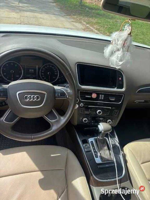 Audi Q5 2017 r 20 TFSI piekny biała benzyna świętokrzyskie Pierzchnica