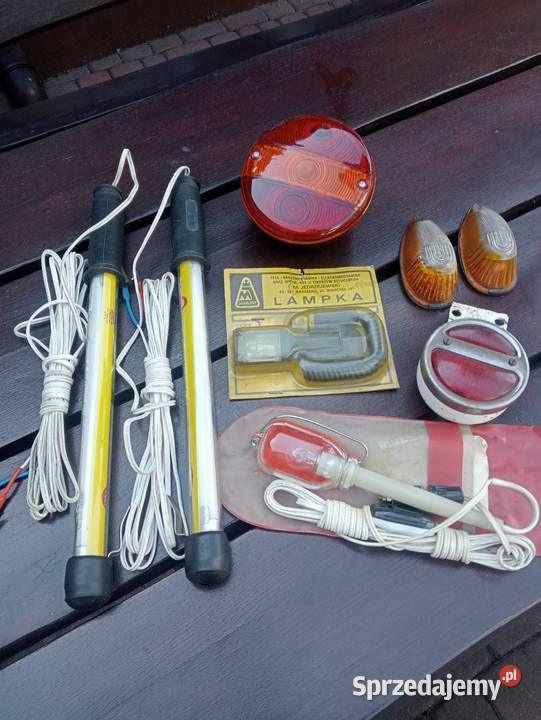 Stare lampy PRL ursus fiat syrena żuk nysa wsk Ogrodzieniec