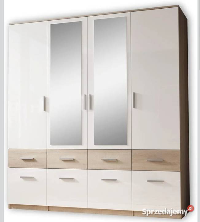 Szafa Box 4d8s 180 z lustrami