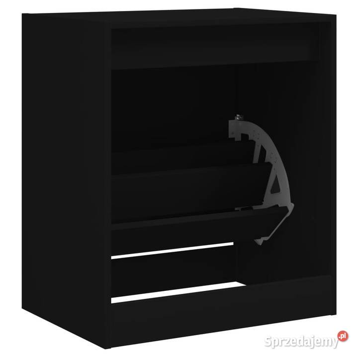 Szafka na buty czarna 60x42x69 materiał Warszawa