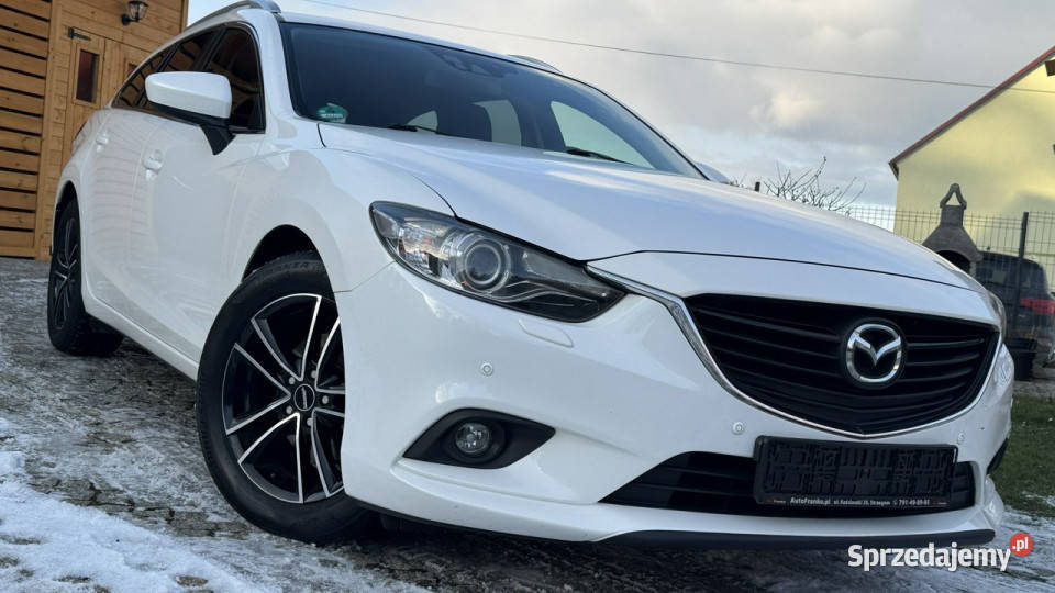 Mazda 6 20 SKYACTIV 165 z Niemiec Biała perła podgrzewane fotele dolnośląskie Strzegom sprzedam