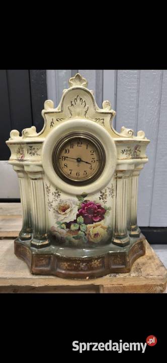 Stary zegar porcelanowy Dorohusk-Osada