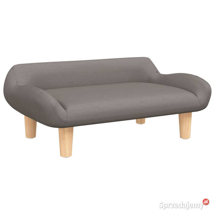 Sofa dzieci kolor taupe 70x40x24 obita tkaniną mazowieckie Warszawa