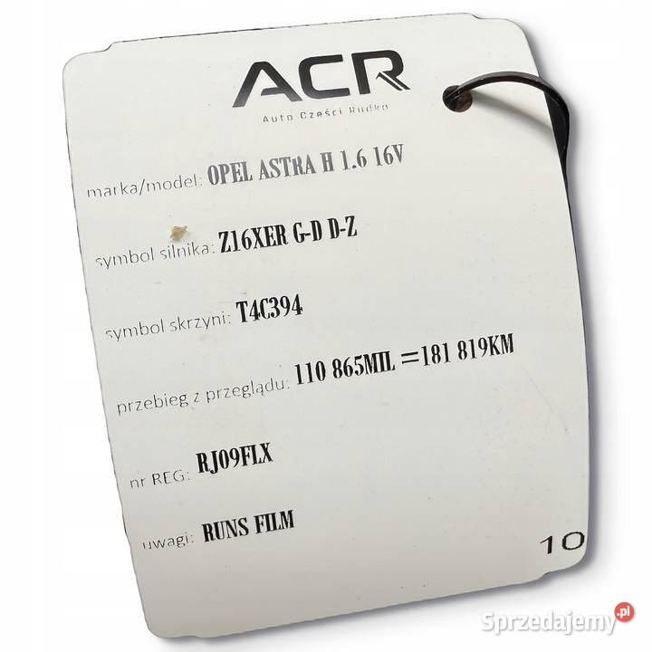 SILNIK Opel Astra IV J III H Zafira B 16 16V 115 Chełm sprzedam