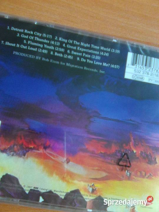 Kiss Destroyer Remastered folia CD mazowieckie Warszawa