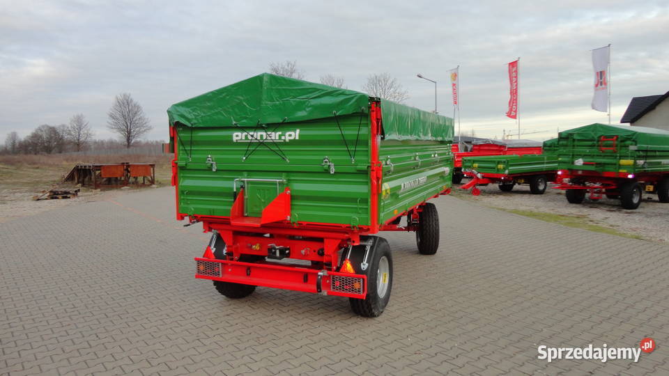 Przyczepa rolnicza dwuosiowa Pronar T6532 6T Kozenin