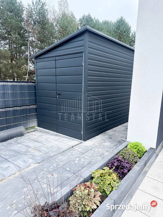 Domek Ogrodowy Schowek 2x5m Brama Dwuskrzydłowa Architektura ogrodowa Gliwice