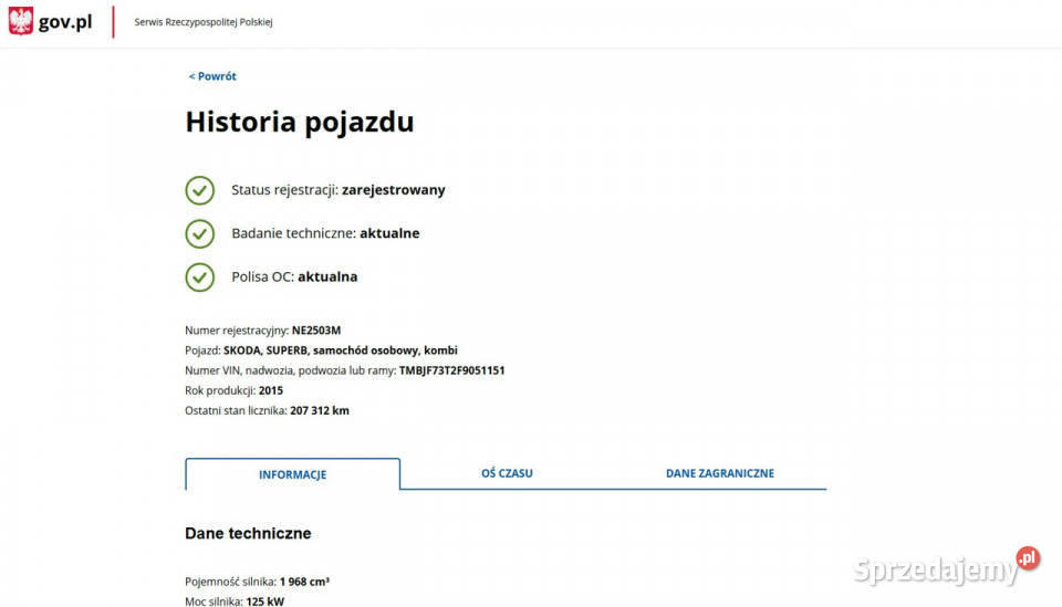 koda Superb 20 Diesel Moc 170 Automat II diesel Elbląg