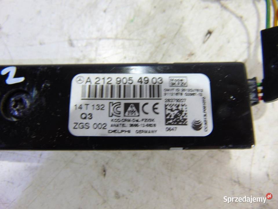 WZMACNIACZ ANTENY MERCEDES W212 LIFT A2129054903