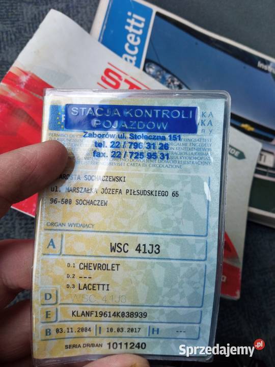 Chevrolet Lacetti 16 LPG uszkodzony czarny