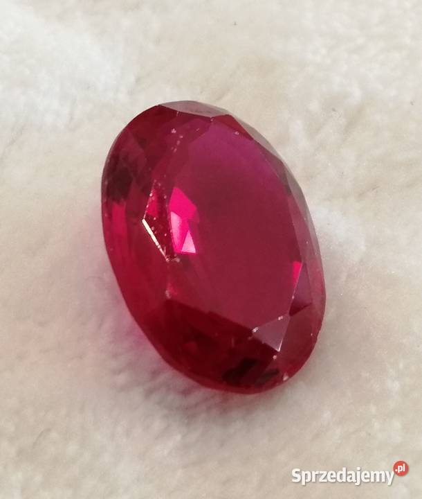 Kamień ozdobny fasetowany 13x18 czerwony Czeladź