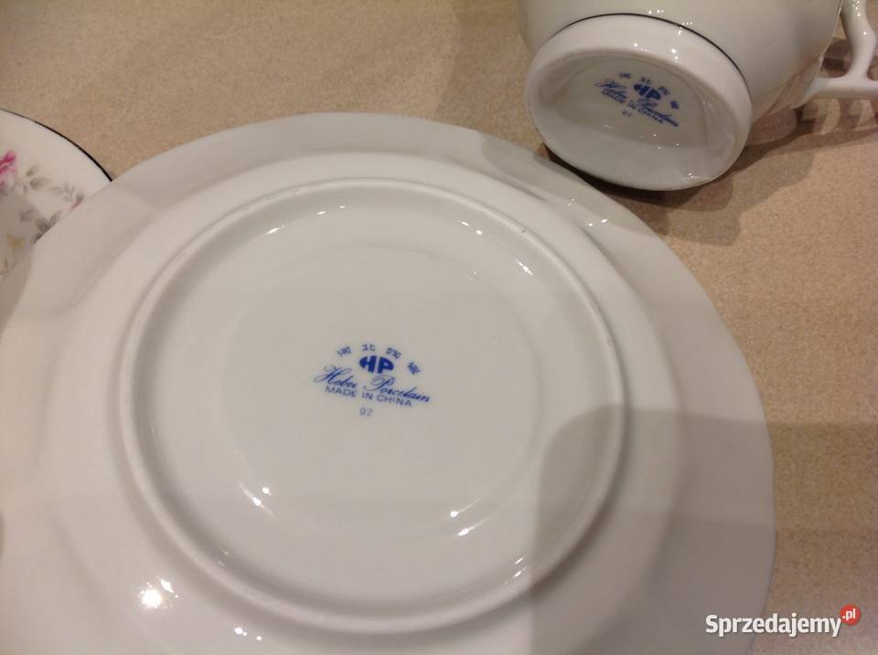 Filiżanka z Podstawkiem Stara Porcelana Hebei lubuskie Nowa Sól