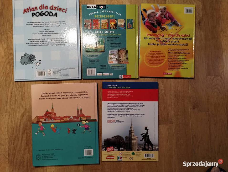 Mapy i atlasy dzieci Atlas pogody Mapa miast