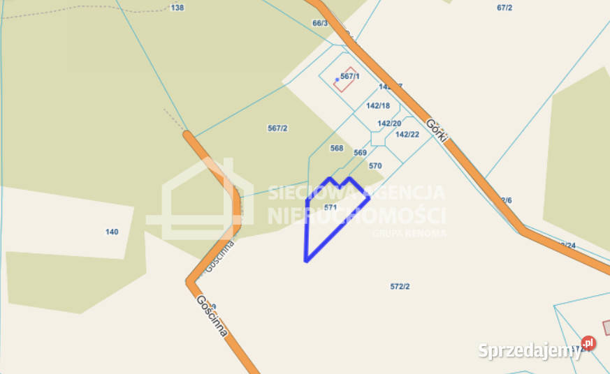 Działka 2128m2 Donimierz pomorskie