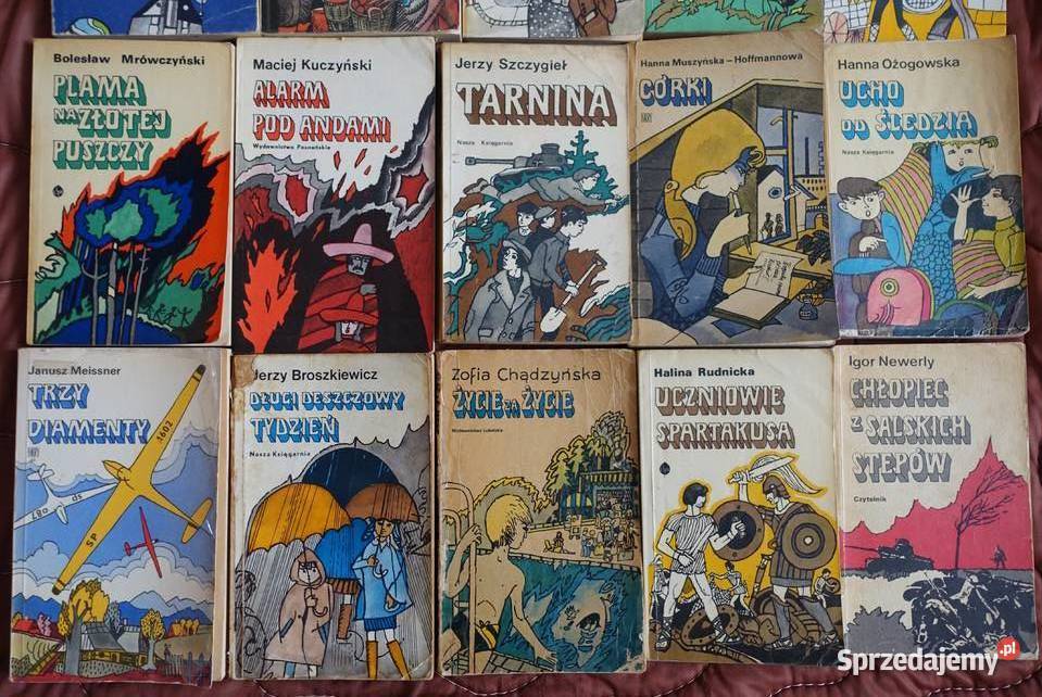 Zestaw 15 książek z seriiBiblioteka młodych Kętrzyn