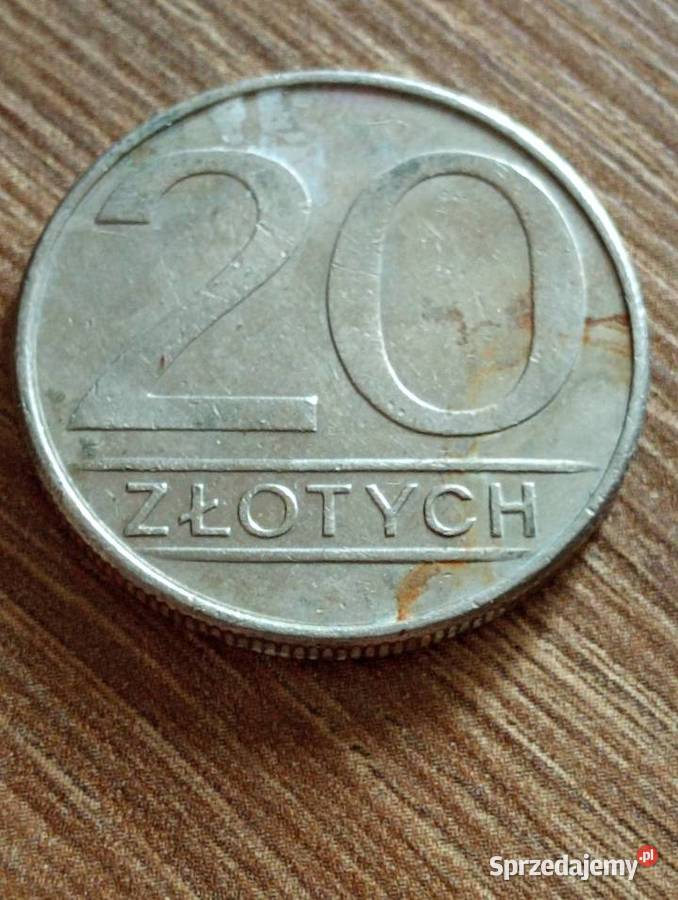Sprzedam czwarte 20 zl 1986 r Numizmatyka Chełm