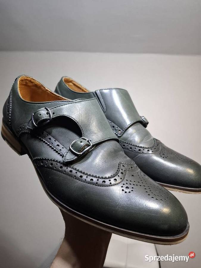 Badura 43 skórzane buty męskie monki eleganckie Kraków