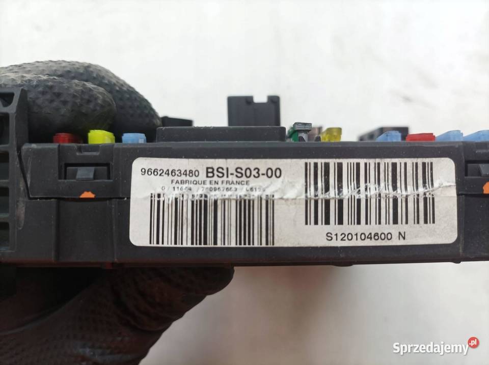 SKRZYNKA BSI 9662463480 S0300 Peugeot 407 I Rok produkcji 2006