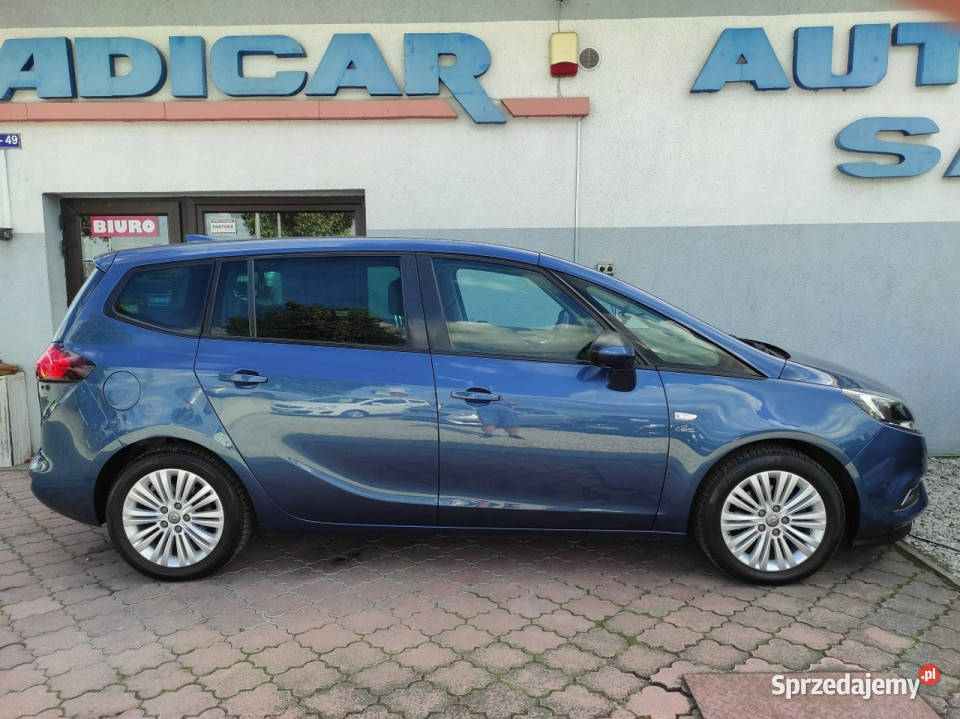 Opel Zafira FL 7os tempomat 6biegów nawigacja 140KM Samochody osobowe Racibórz sprzedam