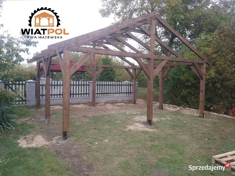 Wiata garażowa 6 x 6 Altany i wiaty Warszawa