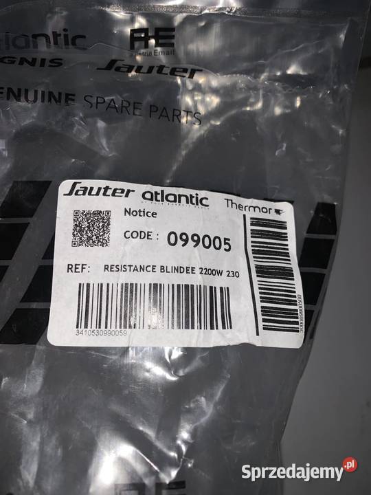 Sauter 099005 Resistance heater 2200W Warszawa sprzedam