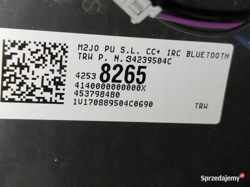 Kierownica Multifunkcyjna Opel Karl 42538265 wielkopolskie Pleszew