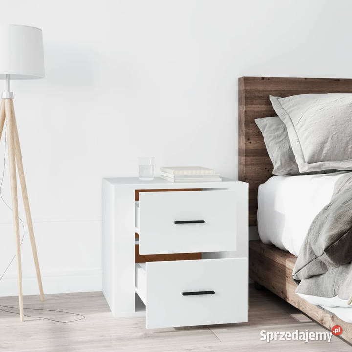 Szafka nocna biała 50x39x47 WM816704 mazowieckie