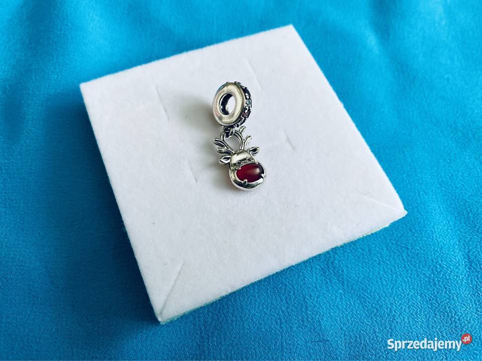 nowa świąteczna zawieszka charms beads Rudolf Gdynia