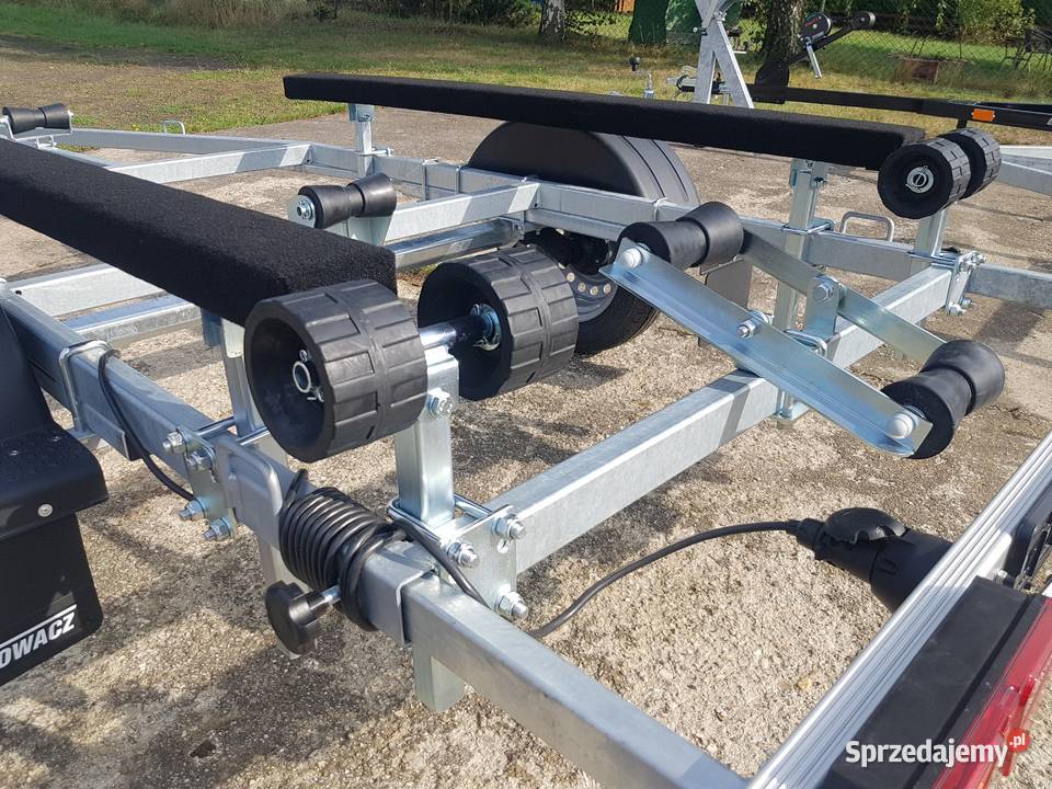 Przyczepa podłodziowa Firmowa 2025Ponton Skuter wielkopolskie Plewiska sprzedam