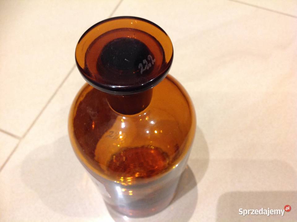 Butelka Szklana Apteczna Stara Sygnowana Nowa Sól sprzedam