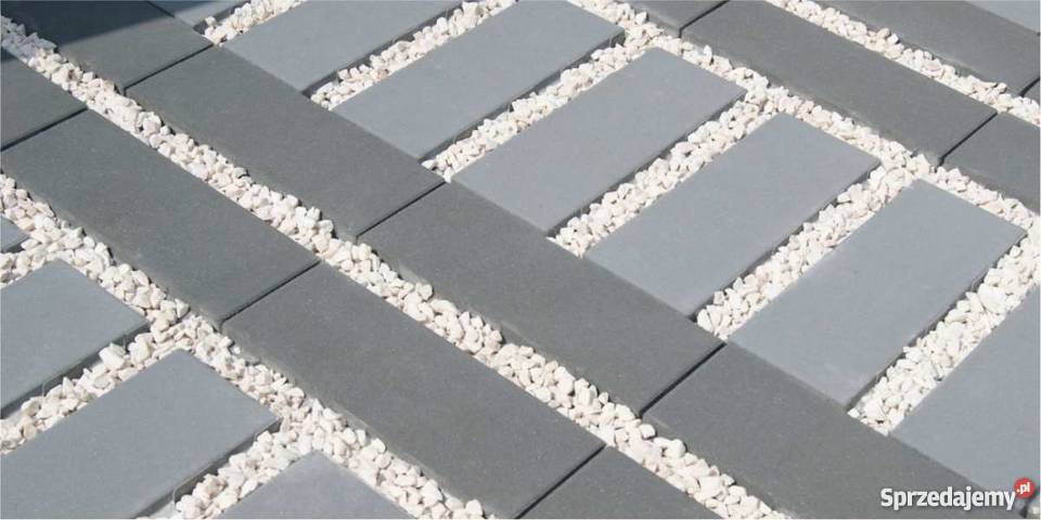Płyta tarasowa ecoSolid Bruk kostka brukowa grys małopolskie Kraków