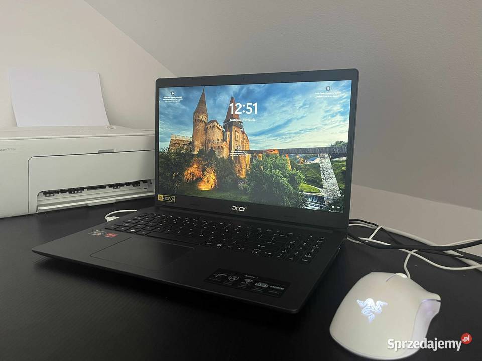 Laptop Acer Aspire 3 Ryzen 5 3500U 8 GB 512 GB Liczba rdzeni 4 Acer Częstochowa
